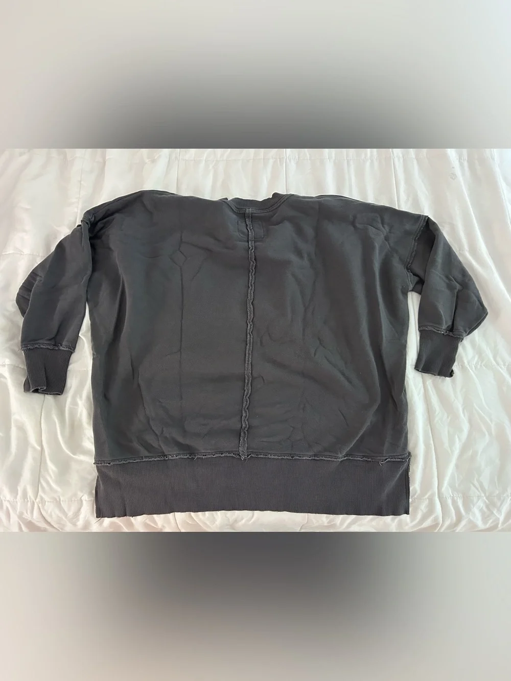 Aerie Oversized Grey Size XS Pullover Crewneck Sweatshirt